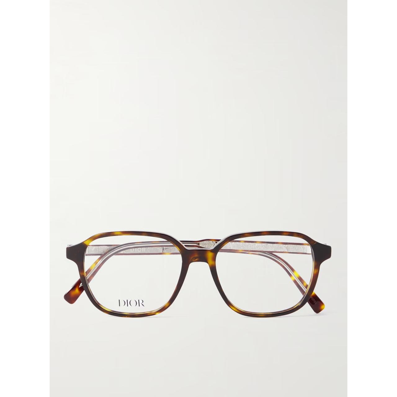 DIOR EYEWEAR InDiorO S3I Square-Frame Tortoiseshell Acetate Optical Glasses
