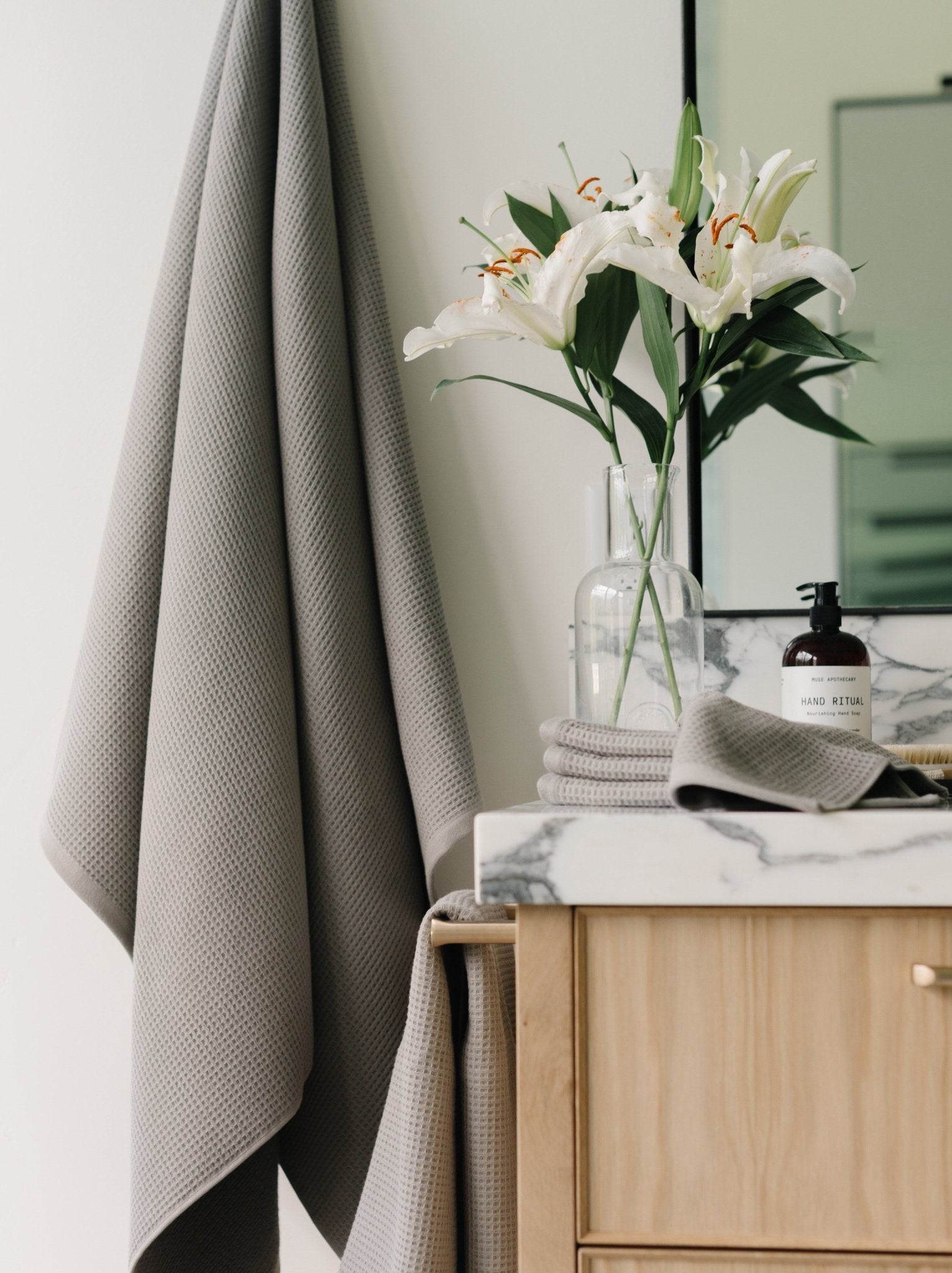 Waffle Bath Sheets by Cozy Earth at Shirley Shoppe