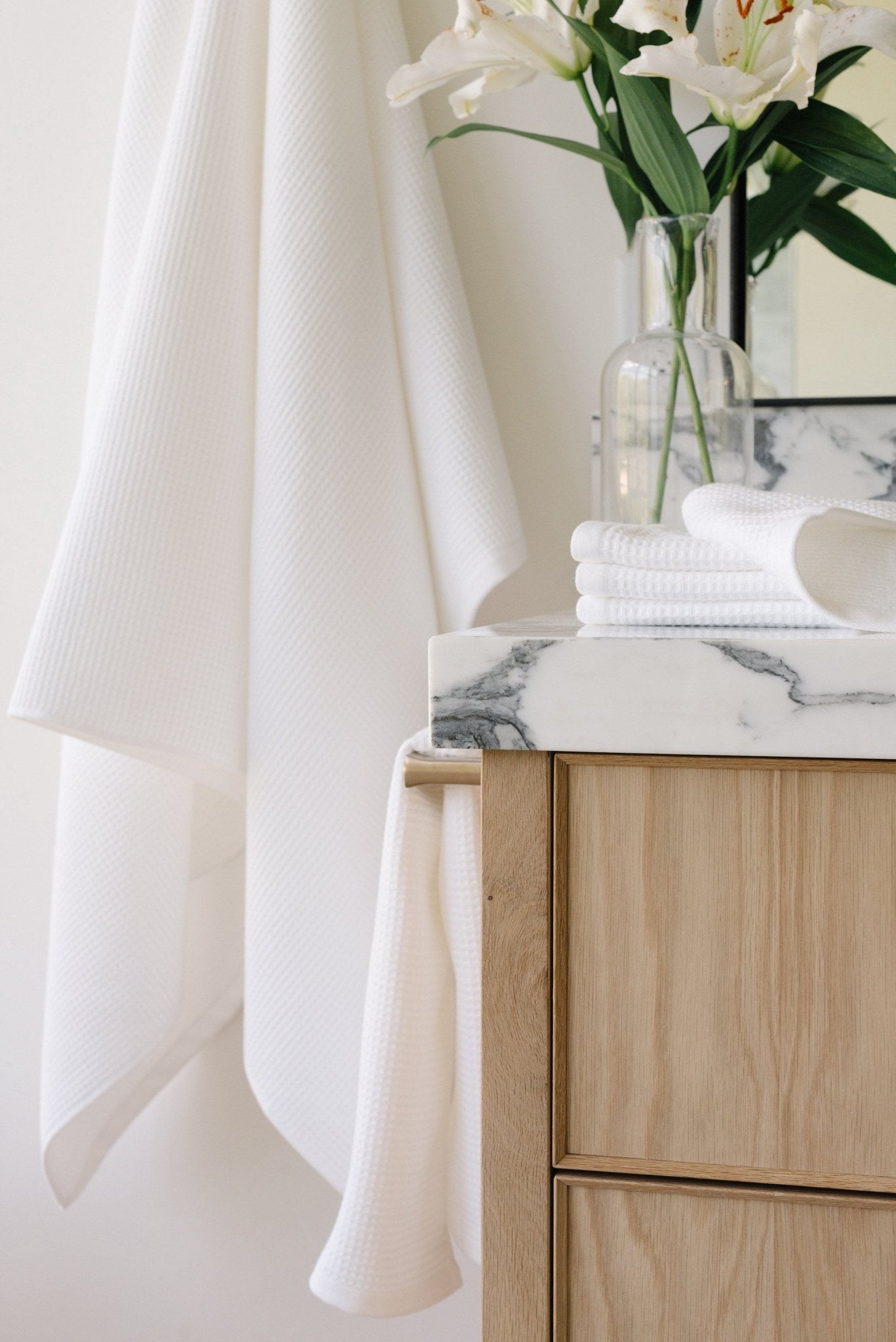 Waffle Bath Sheets by Cozy Earth at Shirley Shoppe
