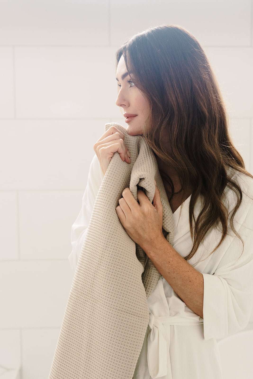 Waffle Bath Sheets by Cozy Earth at Shirley Shoppe