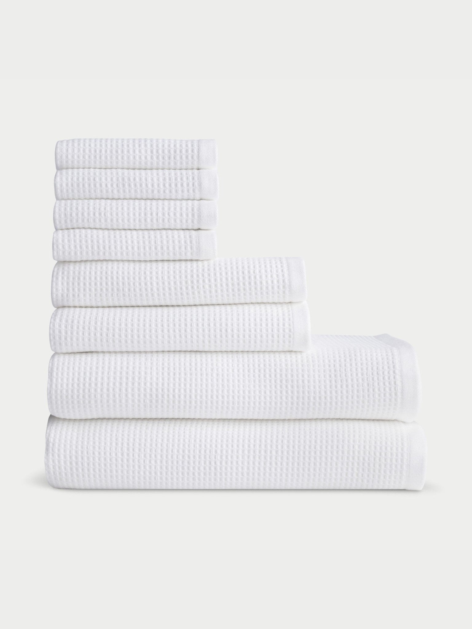 Waffle Bath Towel Set by Cozy Earth at Shirley Shoppe