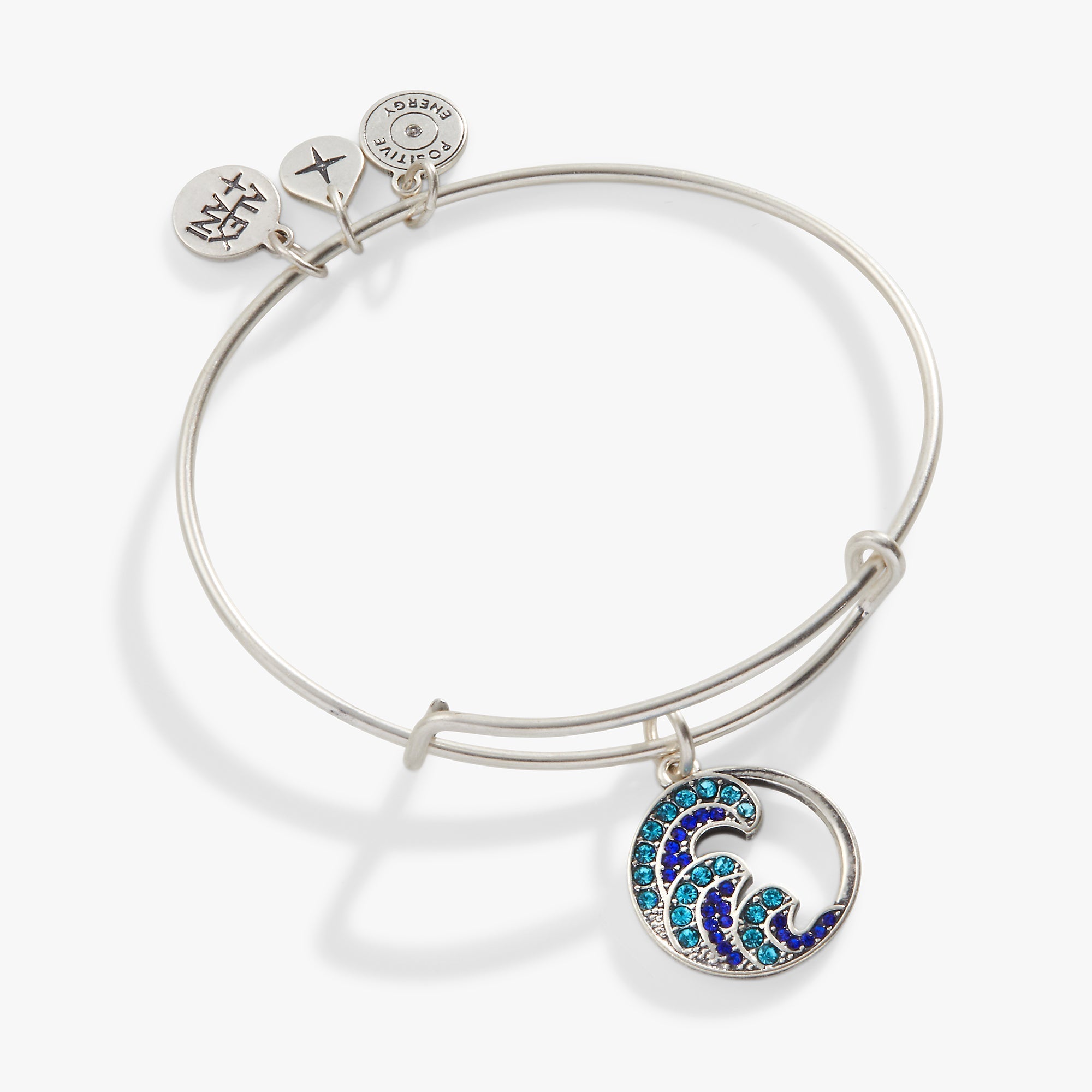 Wave Charm Bangle by ALEX AND ANI at Shirley Shoppe