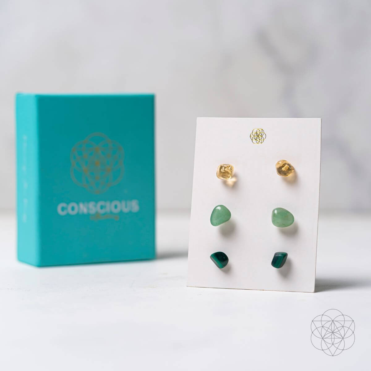 Wealth and Abundance Earring Set by Conscious Items at Shirley Shoppe
