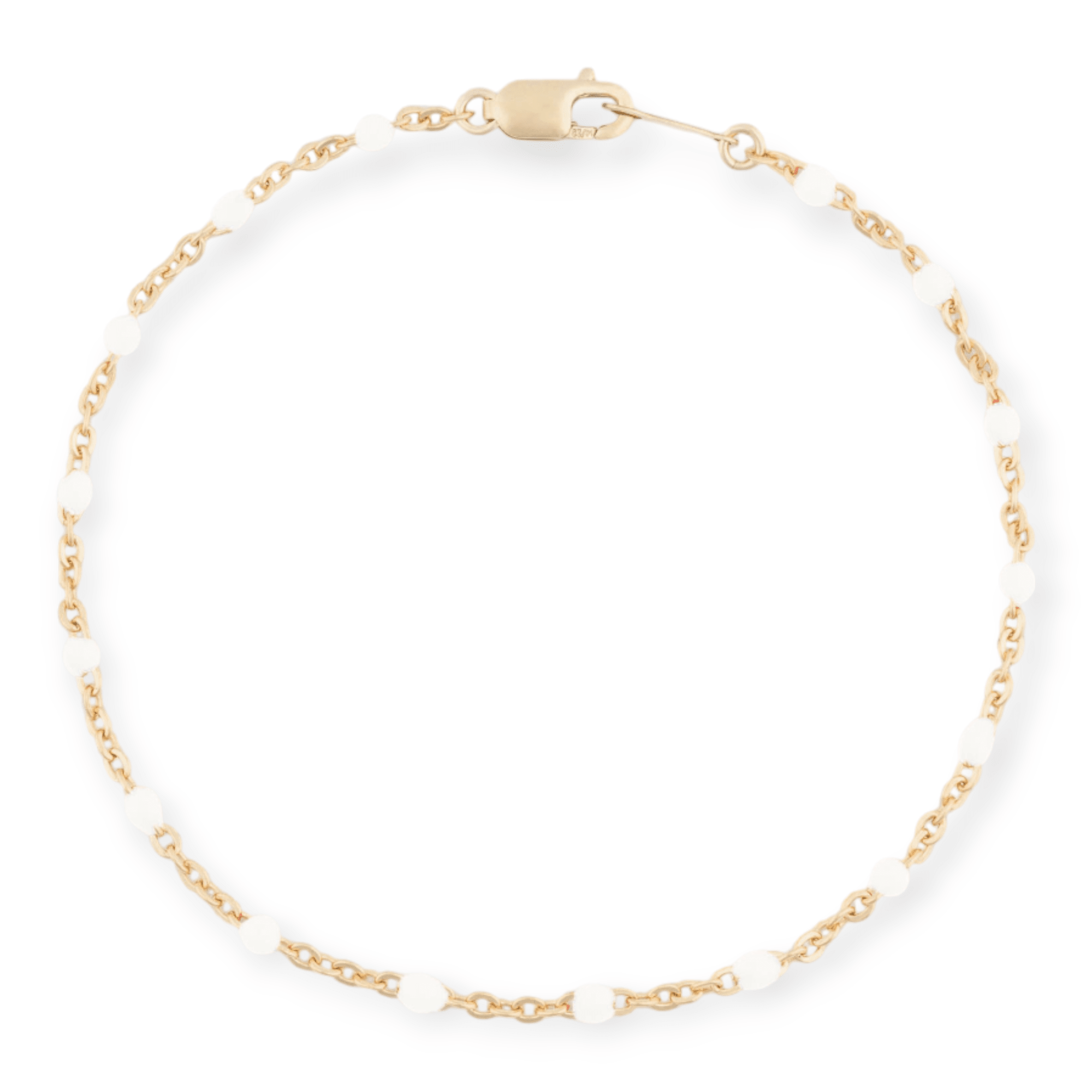 white daisy bracelet by Cuffed by Nano LLC at Shirley Shoppe