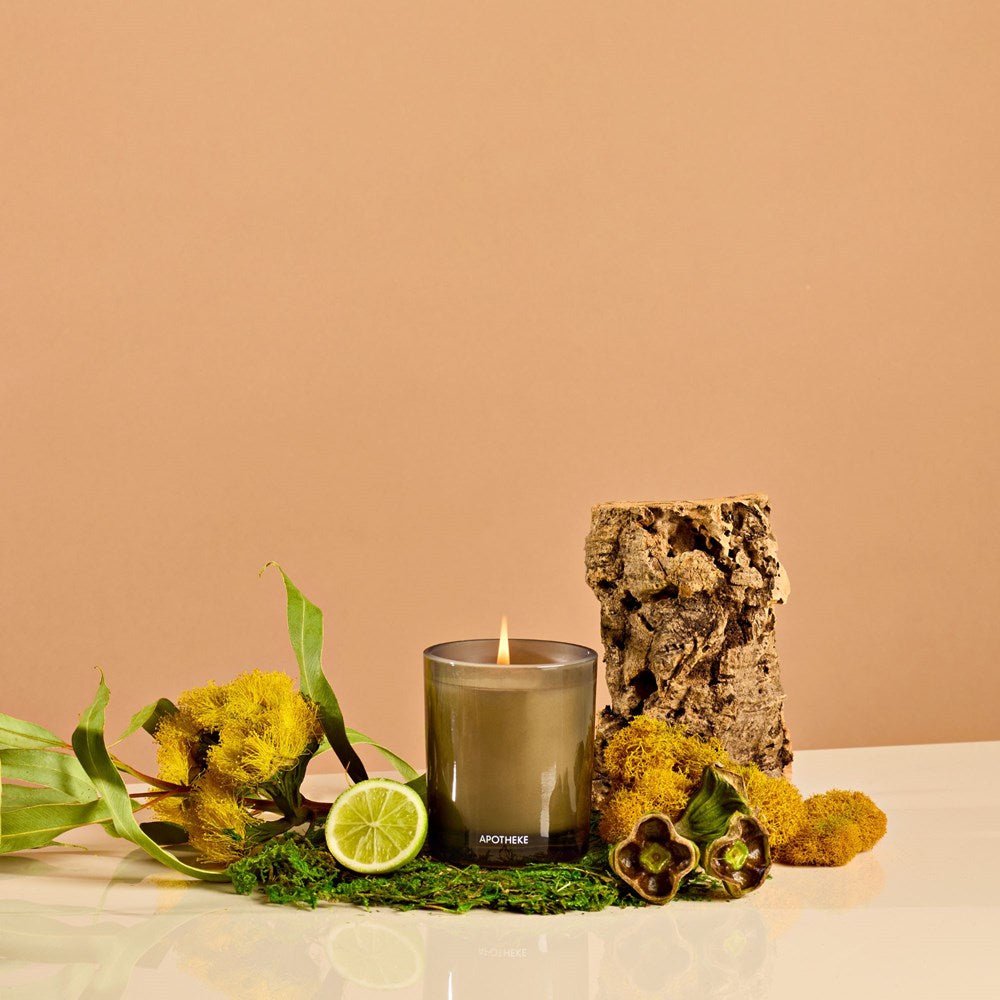 White Vetiver Petite Candle by APOTHEKE at Shirley Shoppe