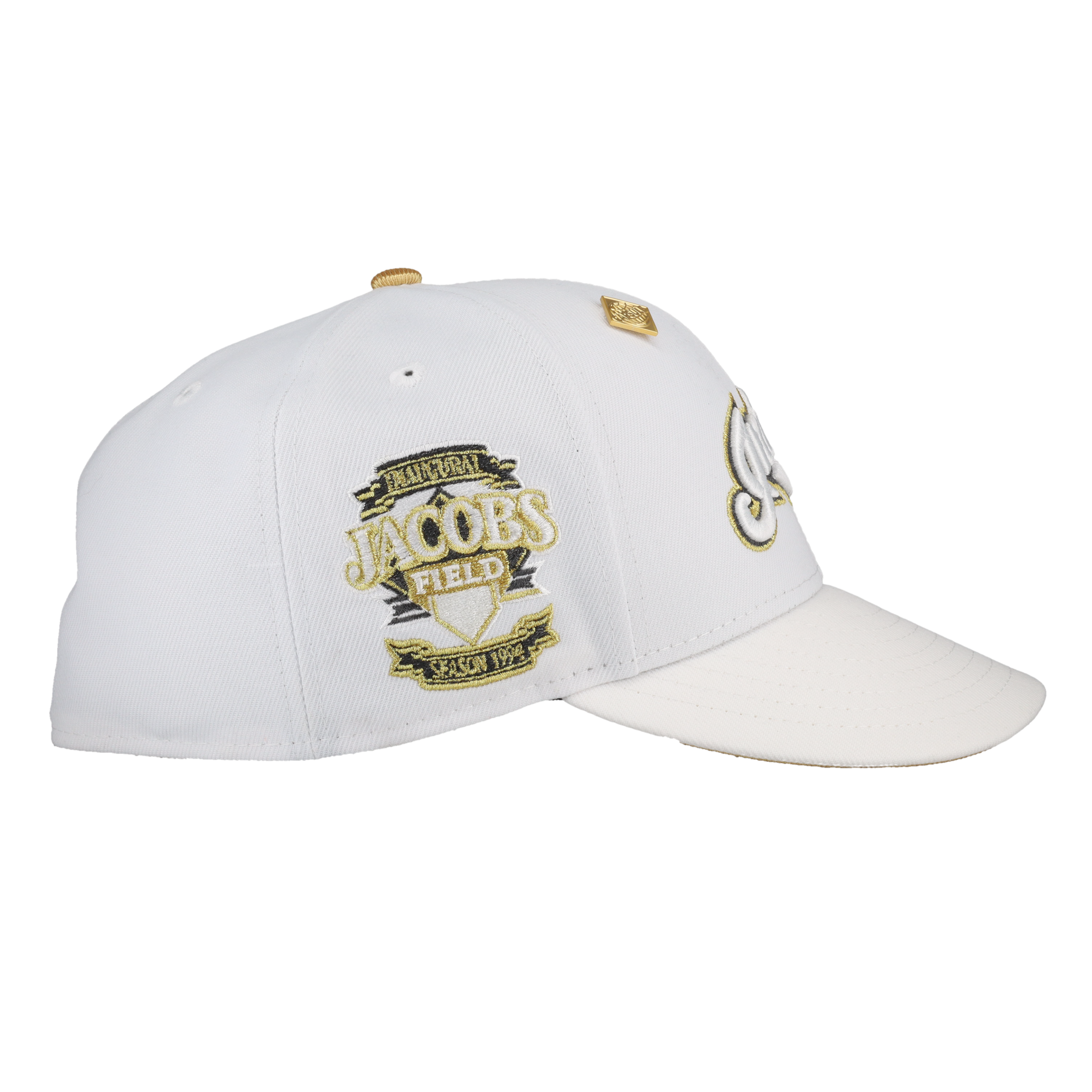 Cleveland Indians Pure Royalty Collection Inaugural Season Patch Fitted Hat
