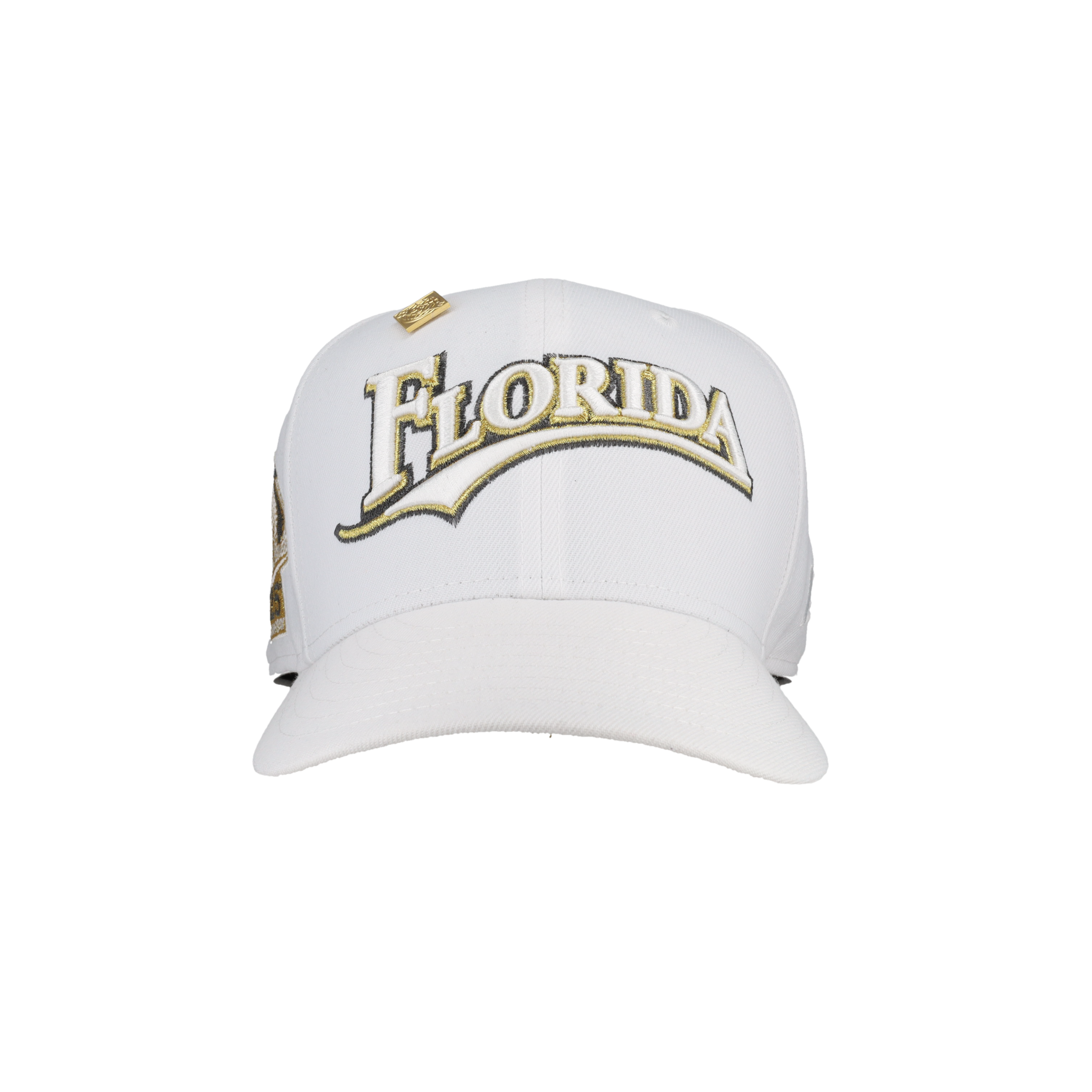 Florida Marlins Pure Royalty Collection 25th Anniversary Patch Fitted Hat