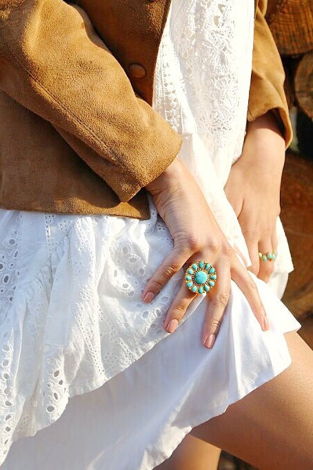 Wild Flower Ring by Christina Greene at Shirley Shoppe