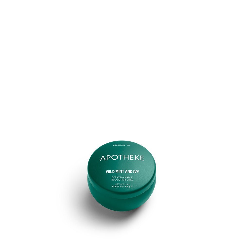 Wild Mint and Ivy Mini Candle Tin by APOTHEKE at Shirley Shoppe