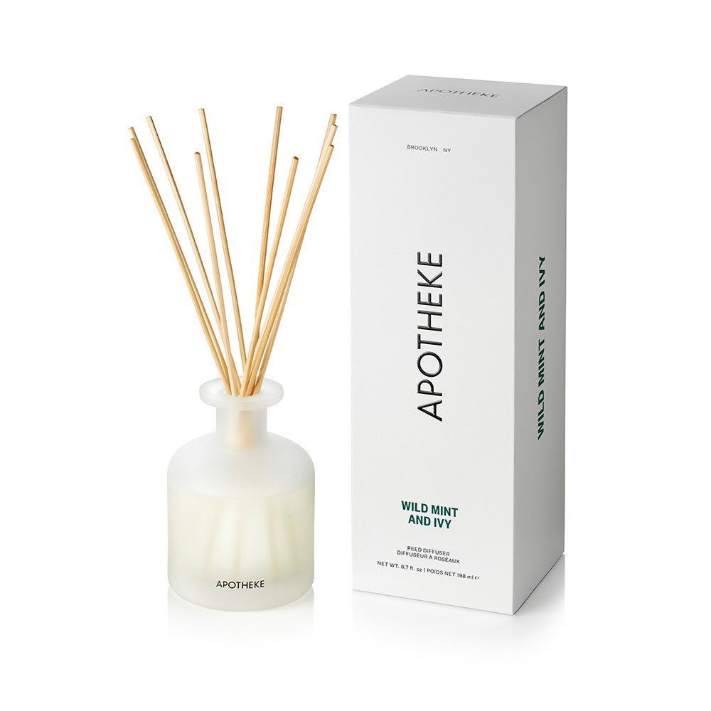 Wild Mint and Ivy Reed Diffuser by APOTHEKE at Shirley Shoppe