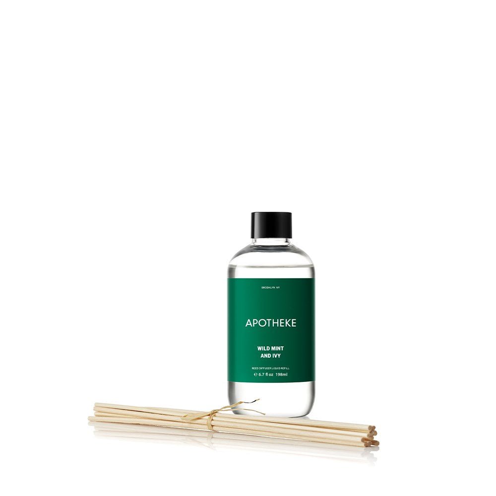Wild Mint and Ivy Reed Diffuser Refill by APOTHEKE at Shirley Shoppe