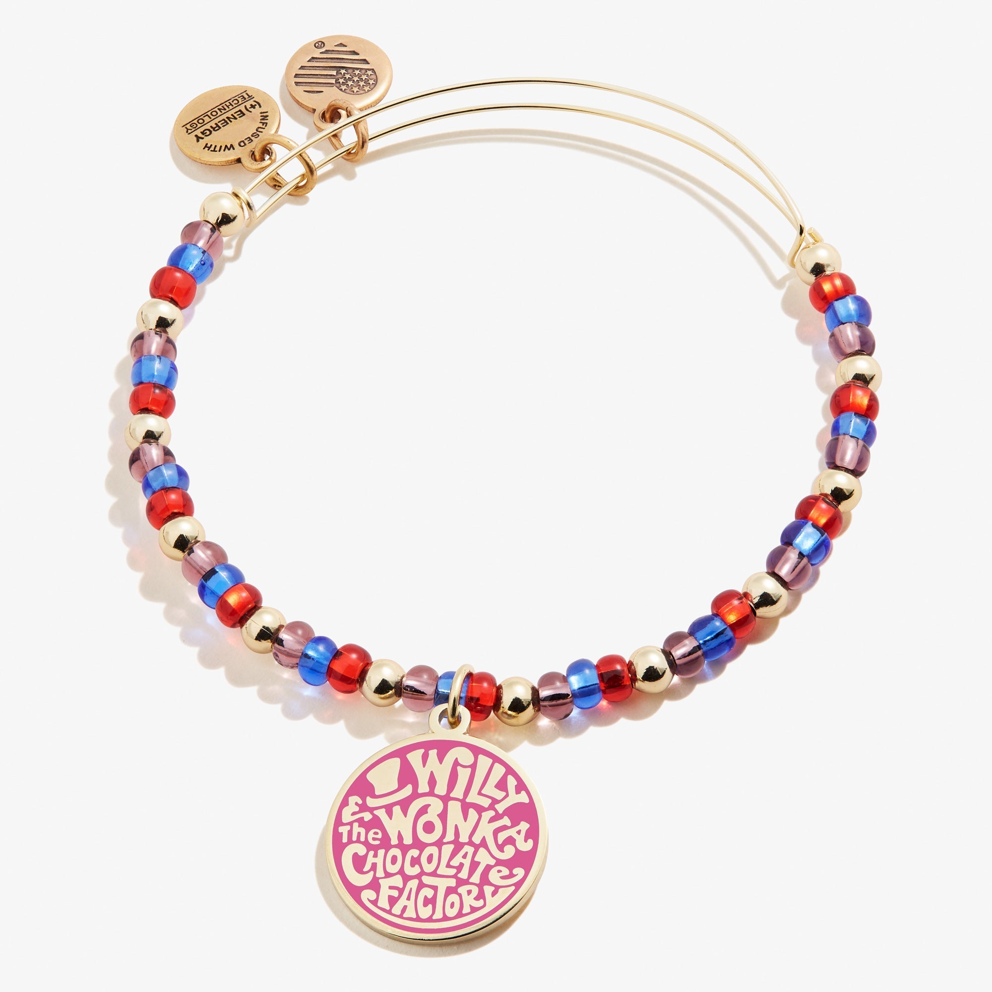 Willy Wonka Chocolate Factory' Beaded Charm Bangle by ALEX AND ANI at Shirley Shoppe