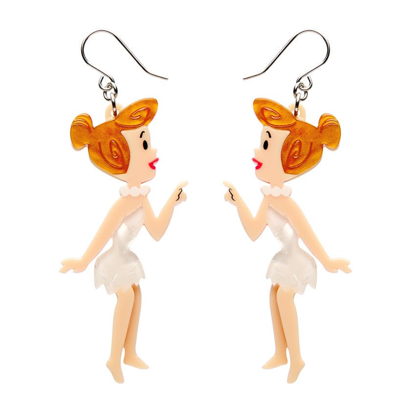 Wilma Flintstone Drop Earrings by Erstwilder by Quirks! at Shirley Shoppe