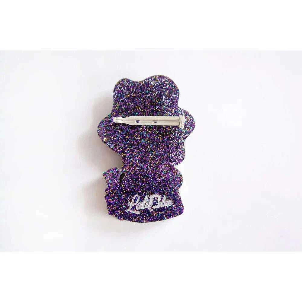 Witch Reading Tasseomancy Brooch by Laliblue