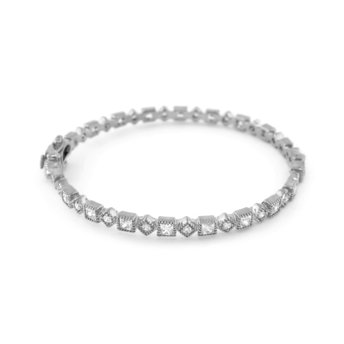 Glamour Pave Stackable Bangle — Framed Station