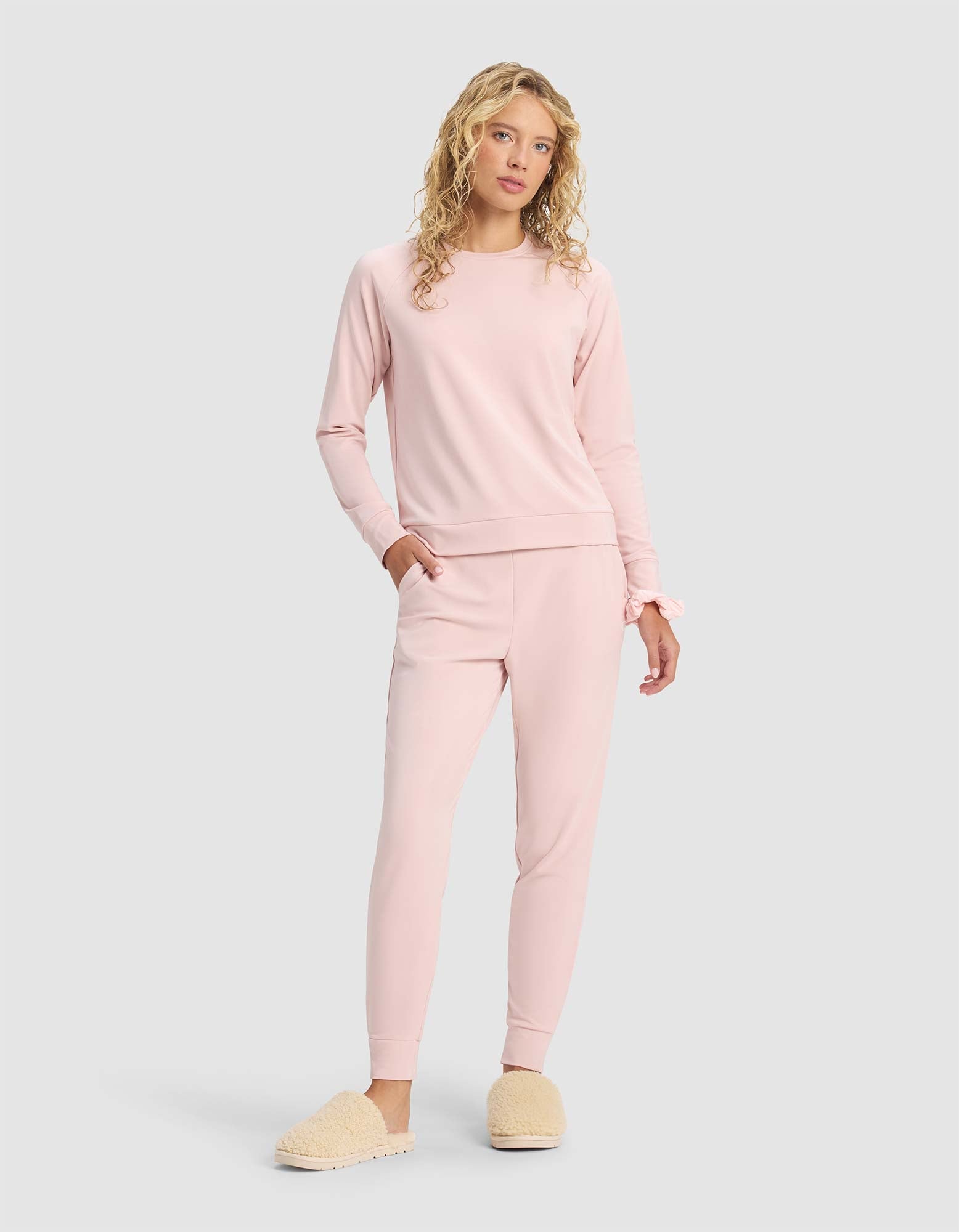 Women's Brushed Bamboo Jogger Set by Cozy Earth at Shirley Shoppe