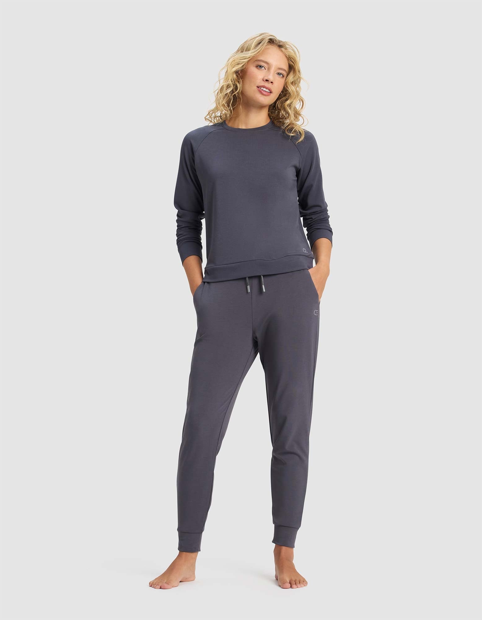Women's Brushed Bamboo Joggers by Cozy Earth at Shirley Shoppe