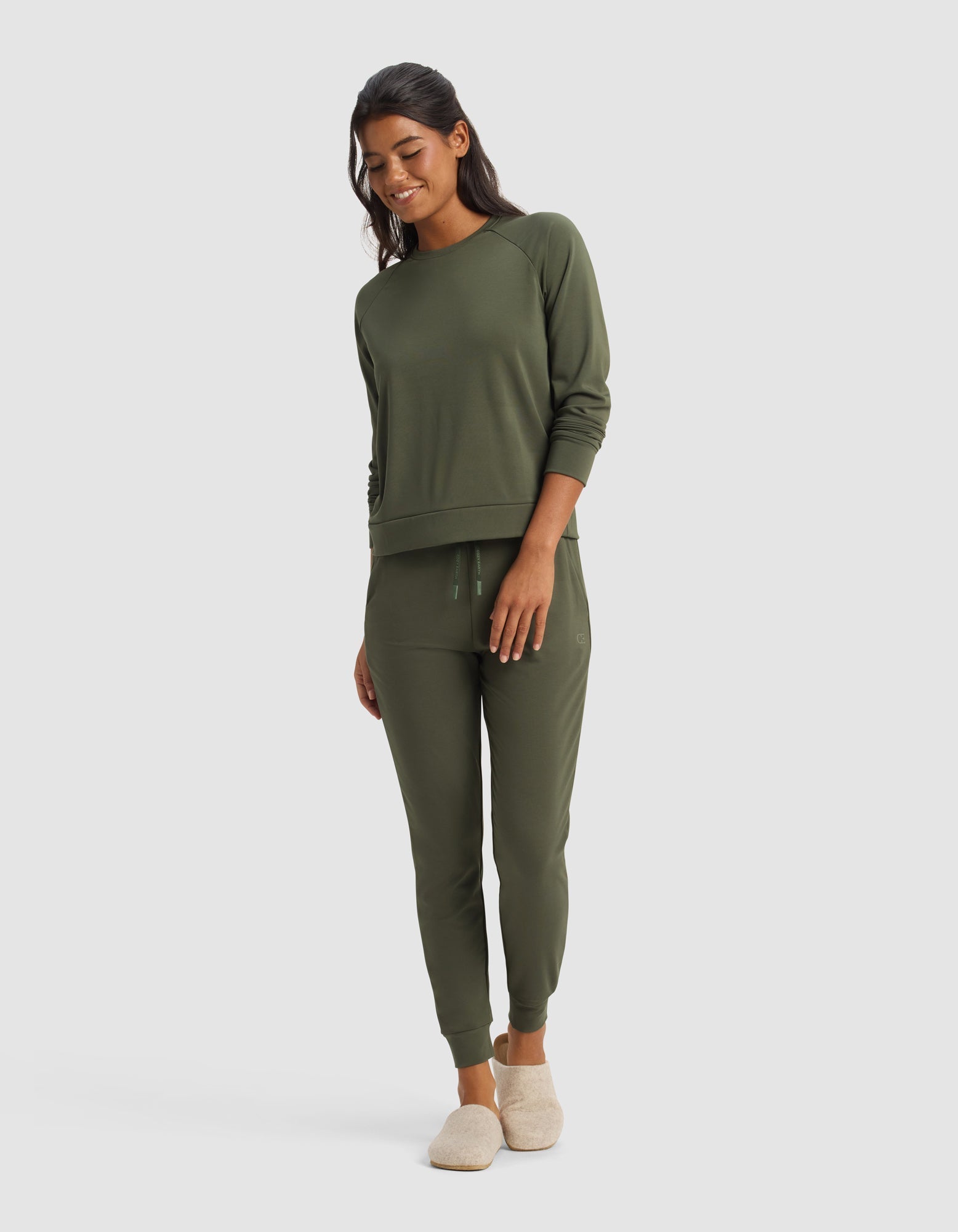 Women's Brushed Bamboo Joggers by Cozy Earth at Shirley Shoppe