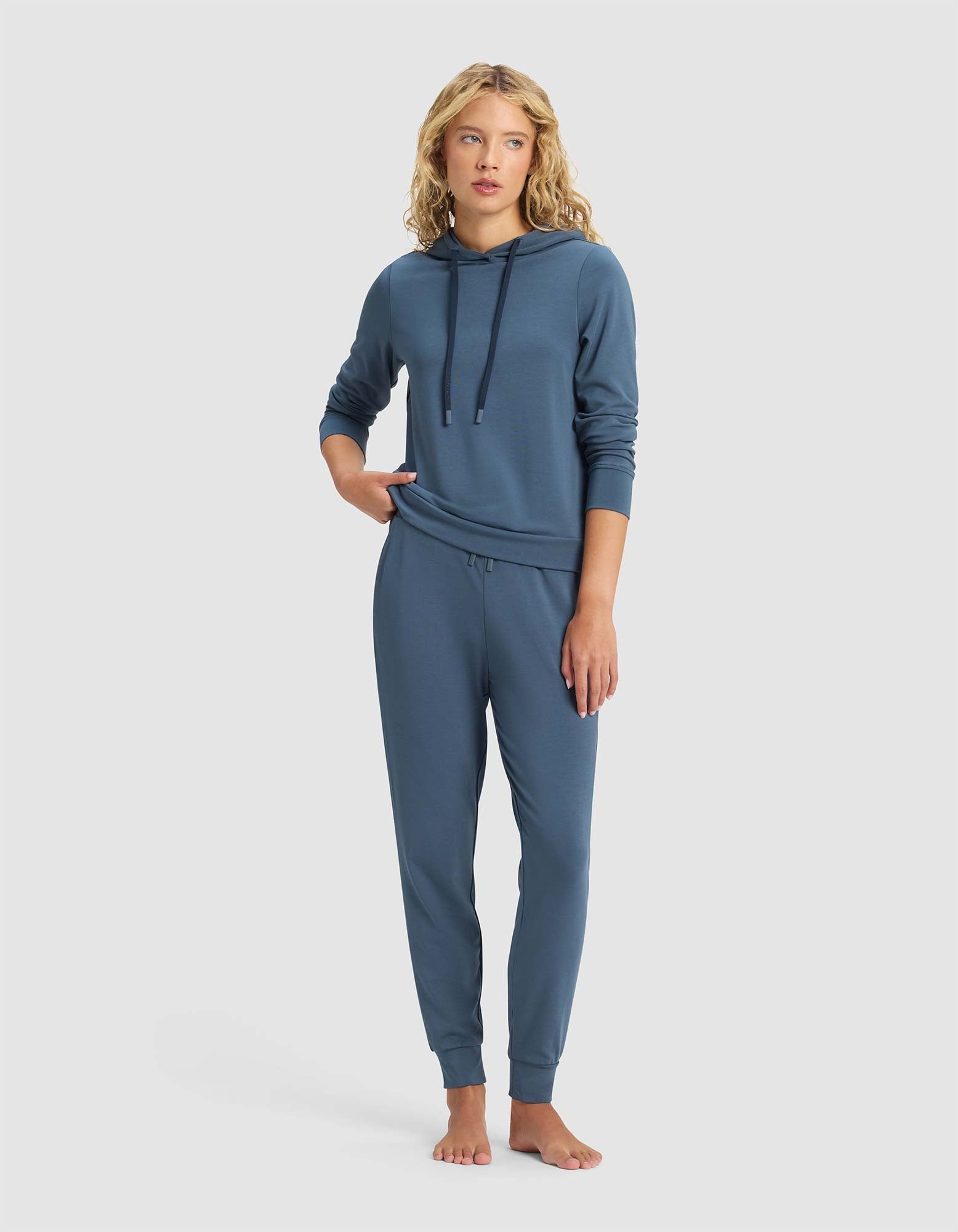 Women's Brushed Bamboo Joggers by Cozy Earth at Shirley Shoppe