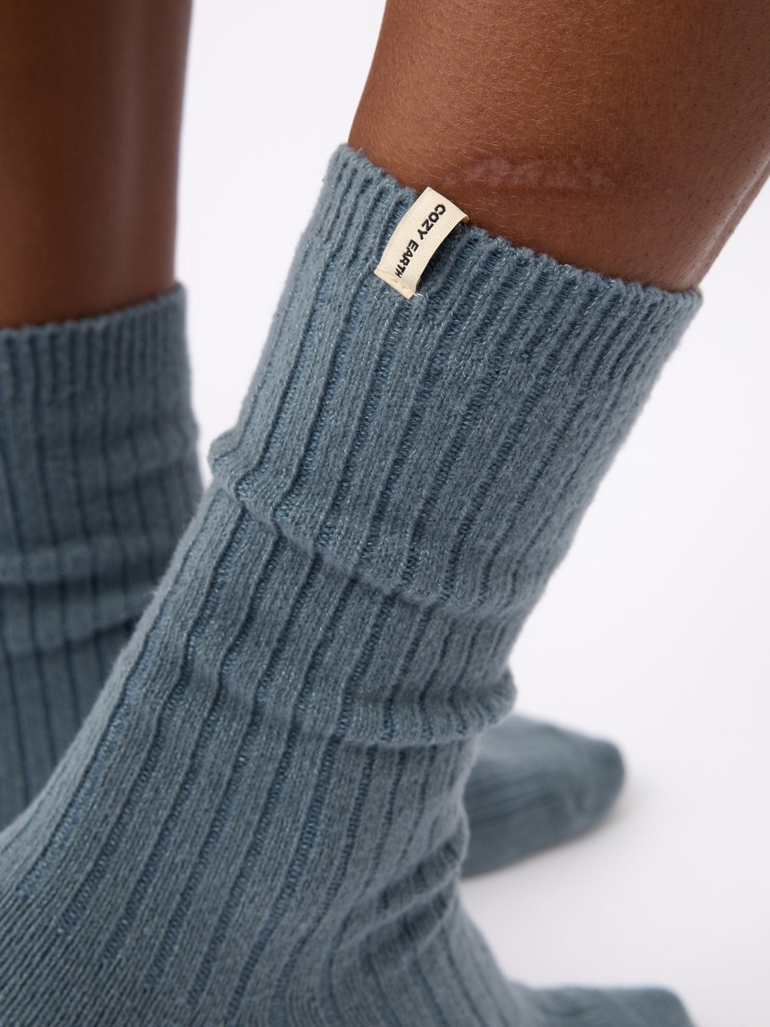 Women's Plush Lounge Calf Sock 3-Pack by Cozy Earth at Shirley Shoppe
