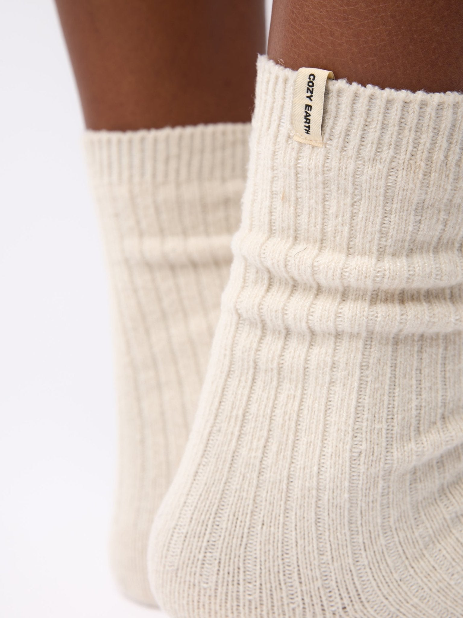 Women's Plush Lounge Calf Sock 3-Pack by Cozy Earth at Shirley Shoppe