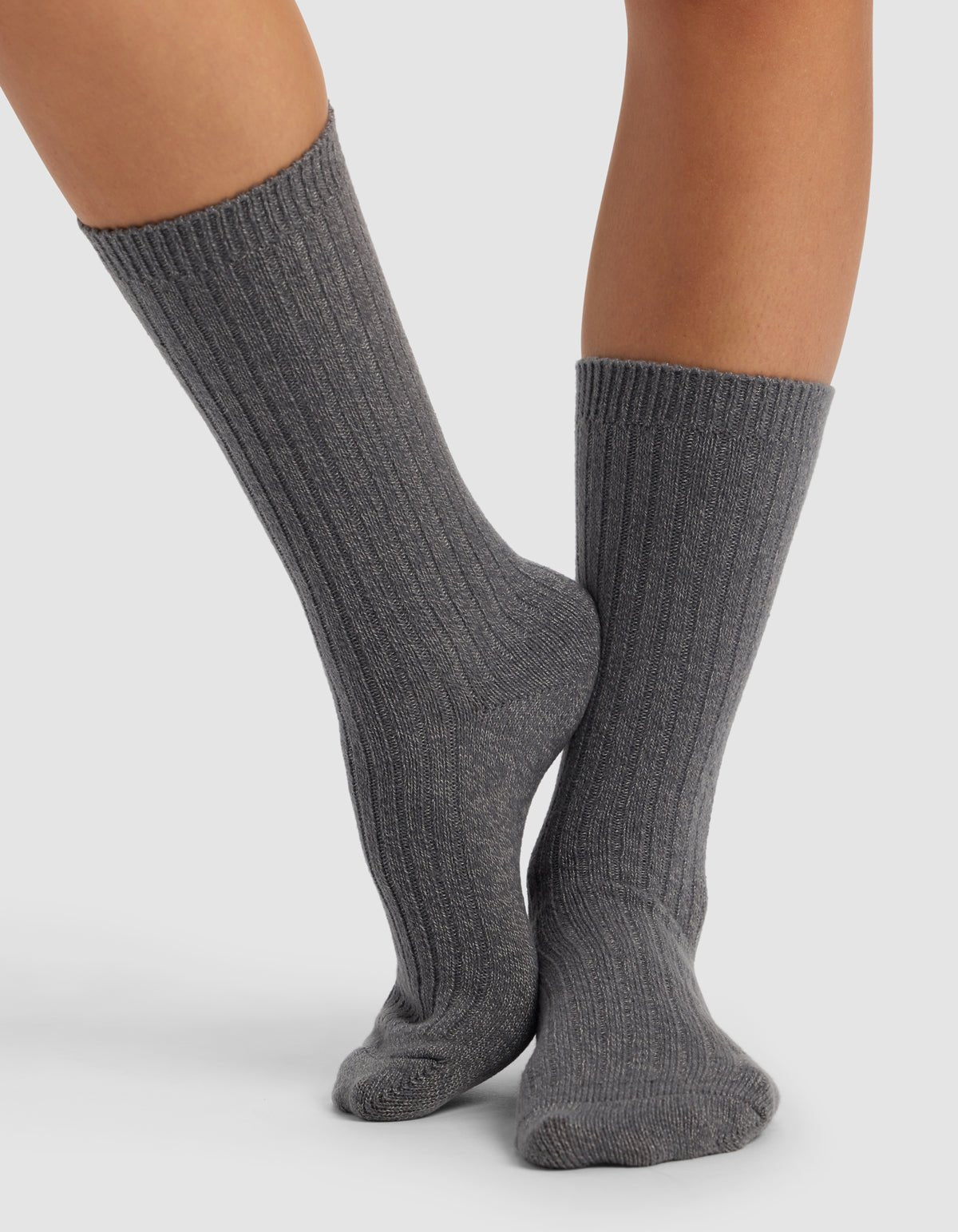 Women's Plush Lounge Calf Sock 3-Pack by Cozy Earth at Shirley Shoppe