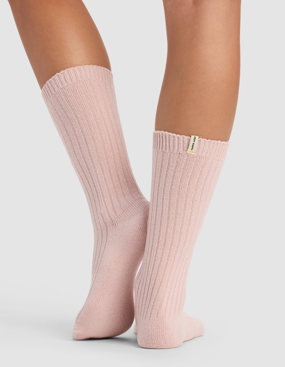 Women's Plush Lounge Calf Sock 3-Pack by Cozy Earth at Shirley Shoppe