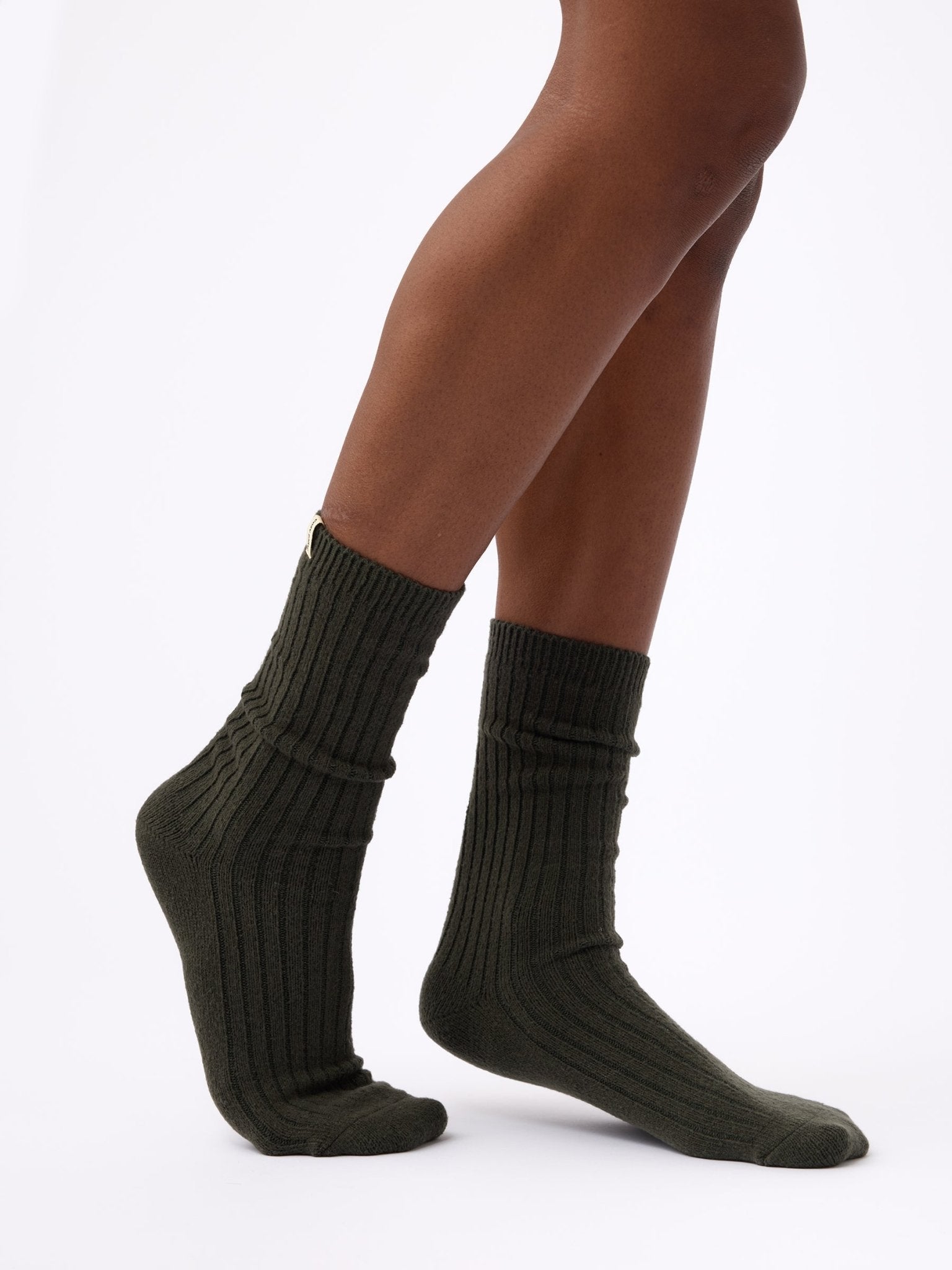 Women's Plush Lounge Calf Sock 3-Pack by Cozy Earth at Shirley Shoppe