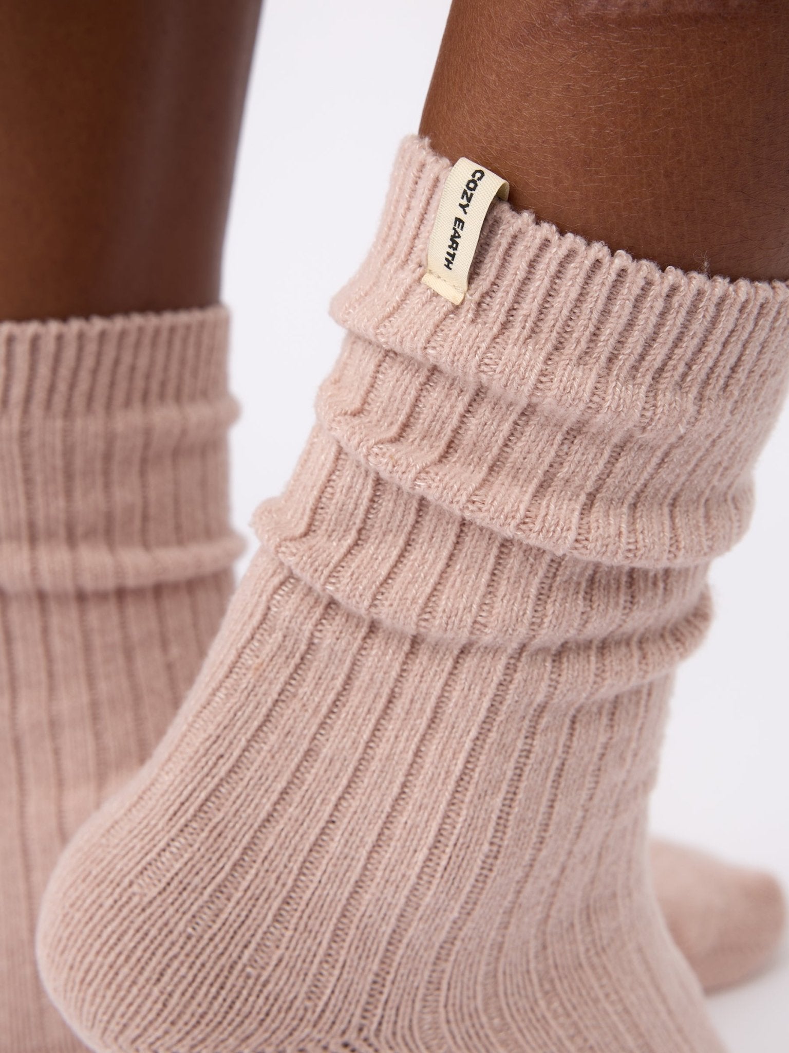 Women's Plush Lounge Calf Sock 3-Pack by Cozy Earth at Shirley Shoppe