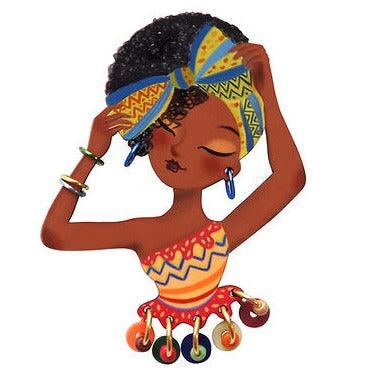 World Day of African Culture brooch by Laliblue by Quirks! at Shirley Shoppe
