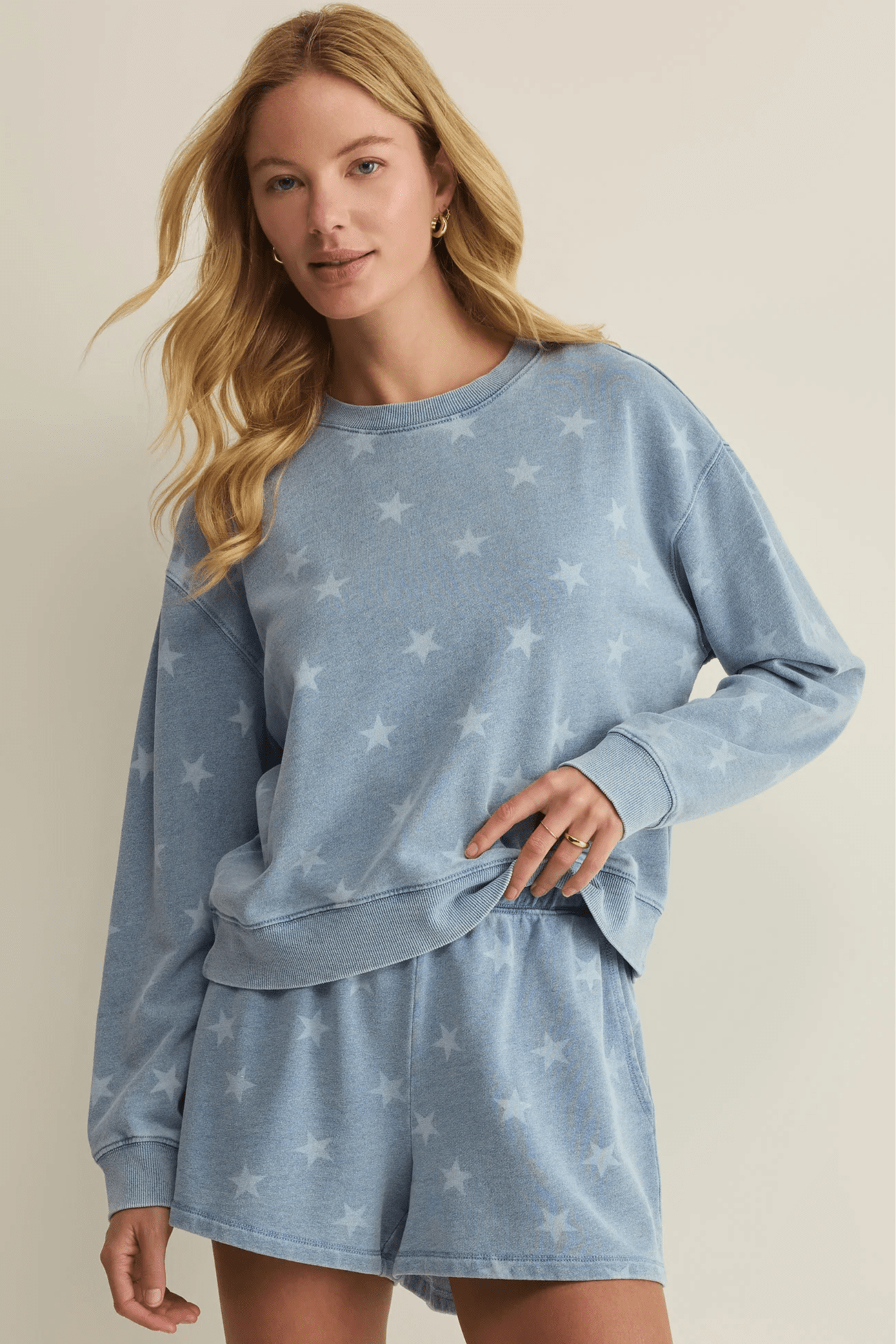 Written Stars Sweatshirt by z supply at Shirley Shoppe