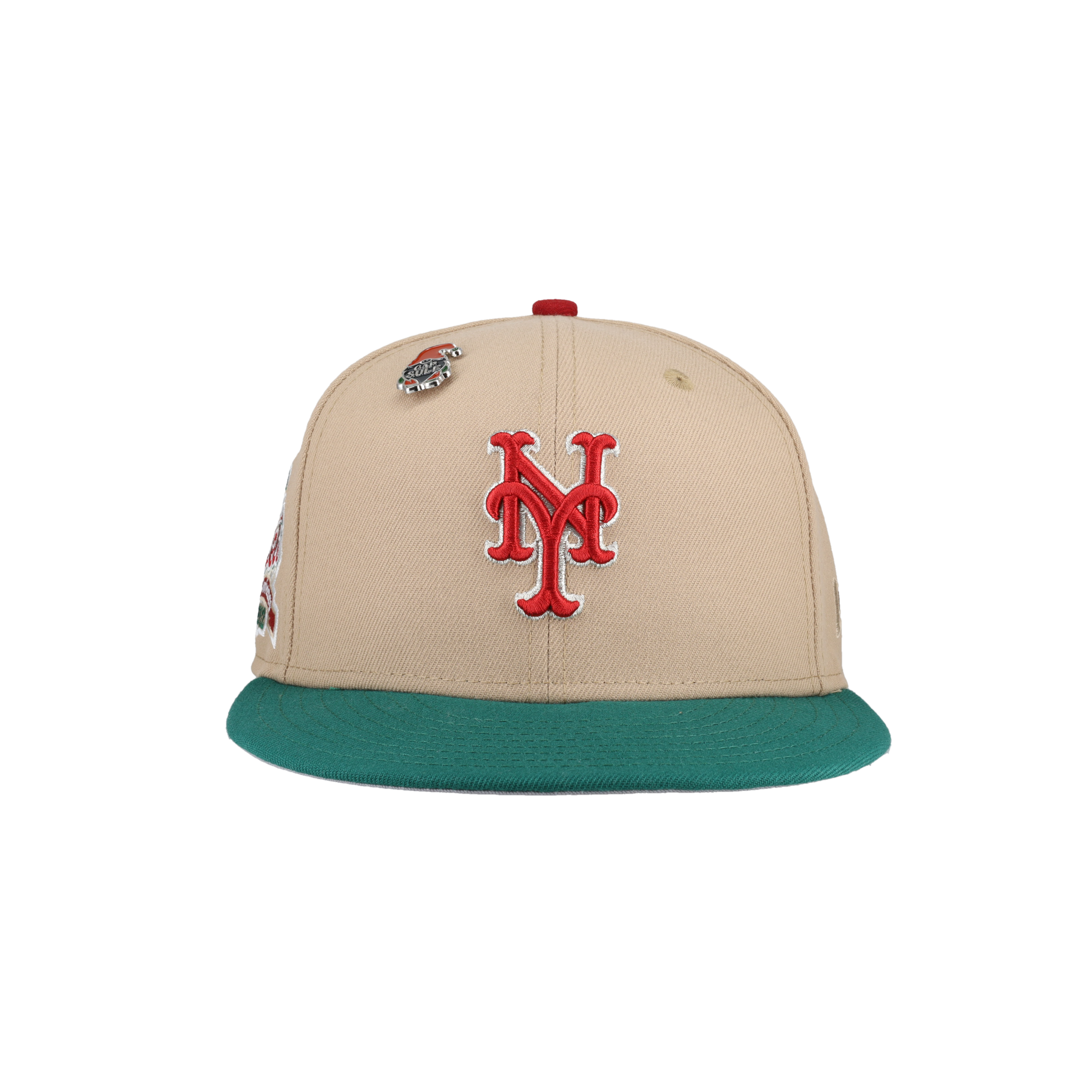New York Mets 2023 Christmas Collection 40th Anniversary Patch Fitted Hat