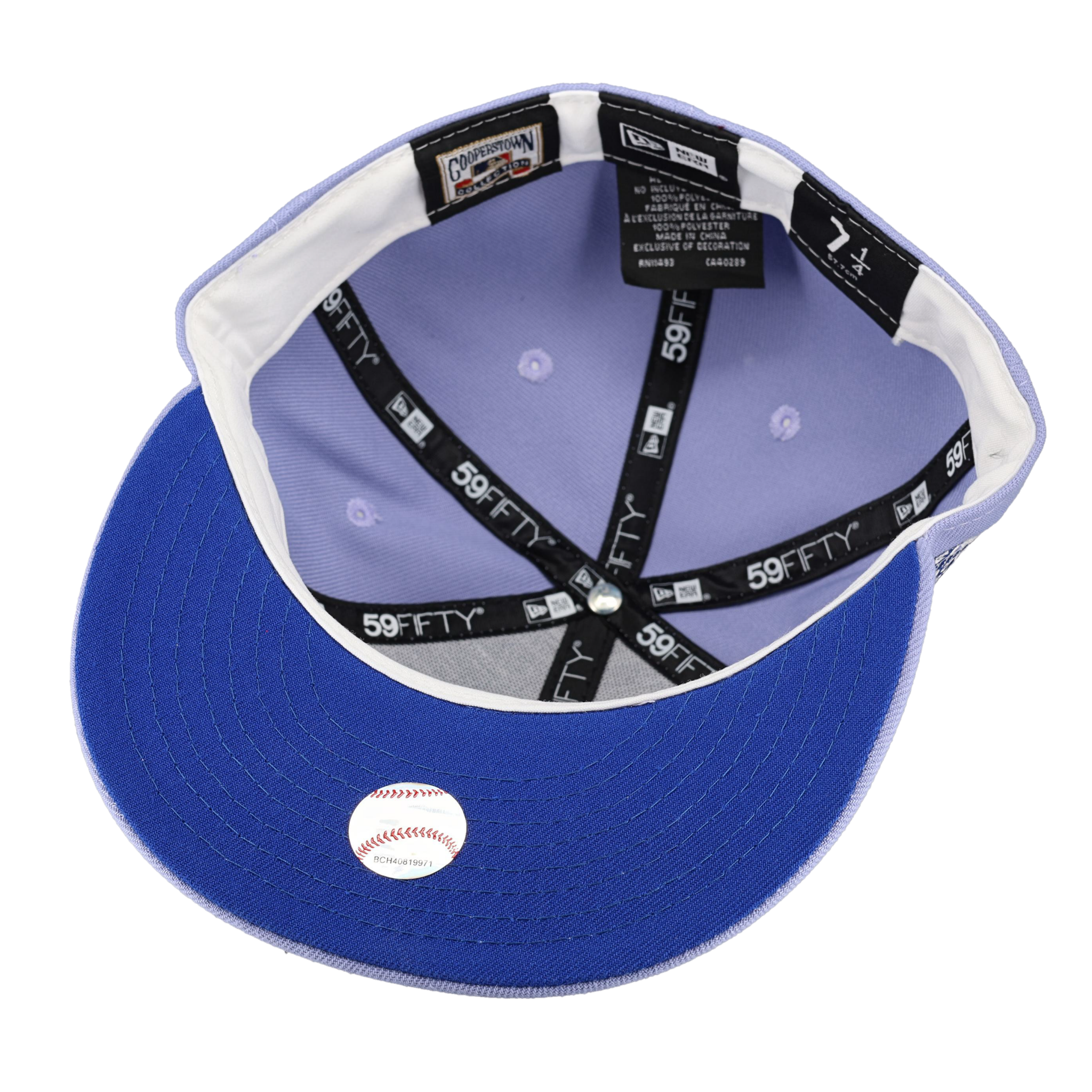 New York Yankees Lavender 2008 All Star Game Patch Fitted Hat