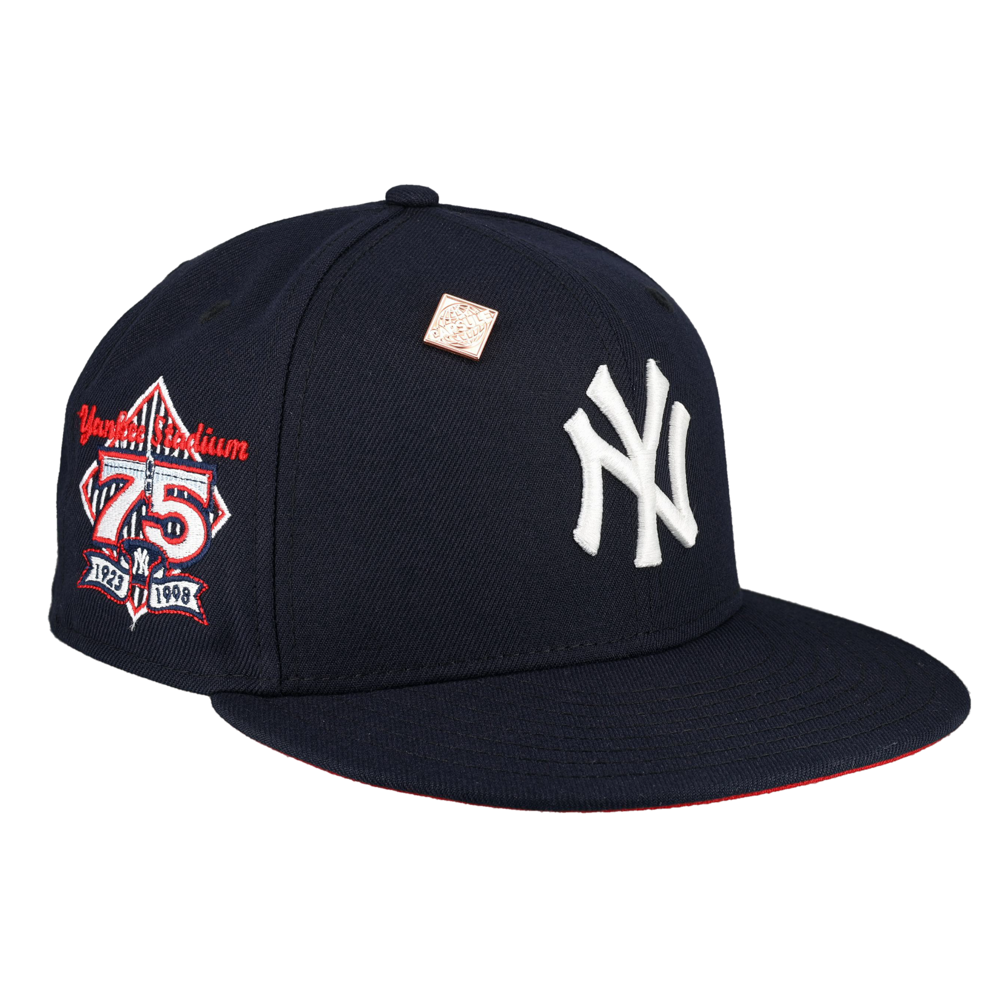 New York Yankees 75th Anniversary Patch 59Fifty Fitted Hat (Restock)