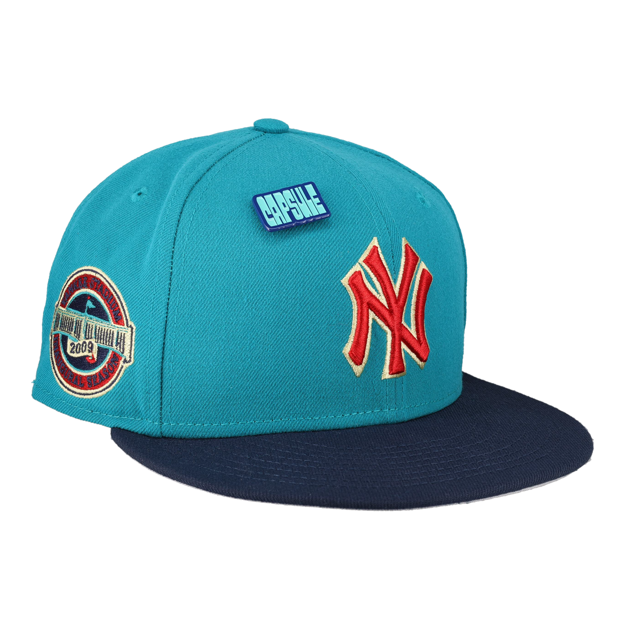 New York Yankees Real Teal Collection 2009 Inaugural Season 59Fifty