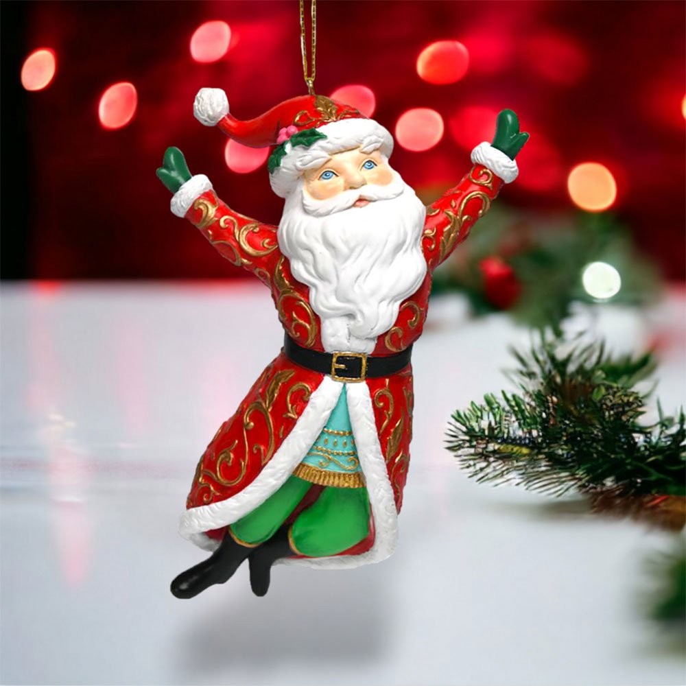 Yippee! Santa Ornament by December Diamonds by Quirks! at Shirley Shoppe