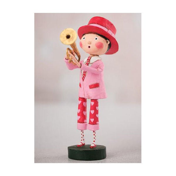 You Toot My Horn Valentine's Day Figurine by Lori Mitchell by Quirks! at Shirley Shoppe