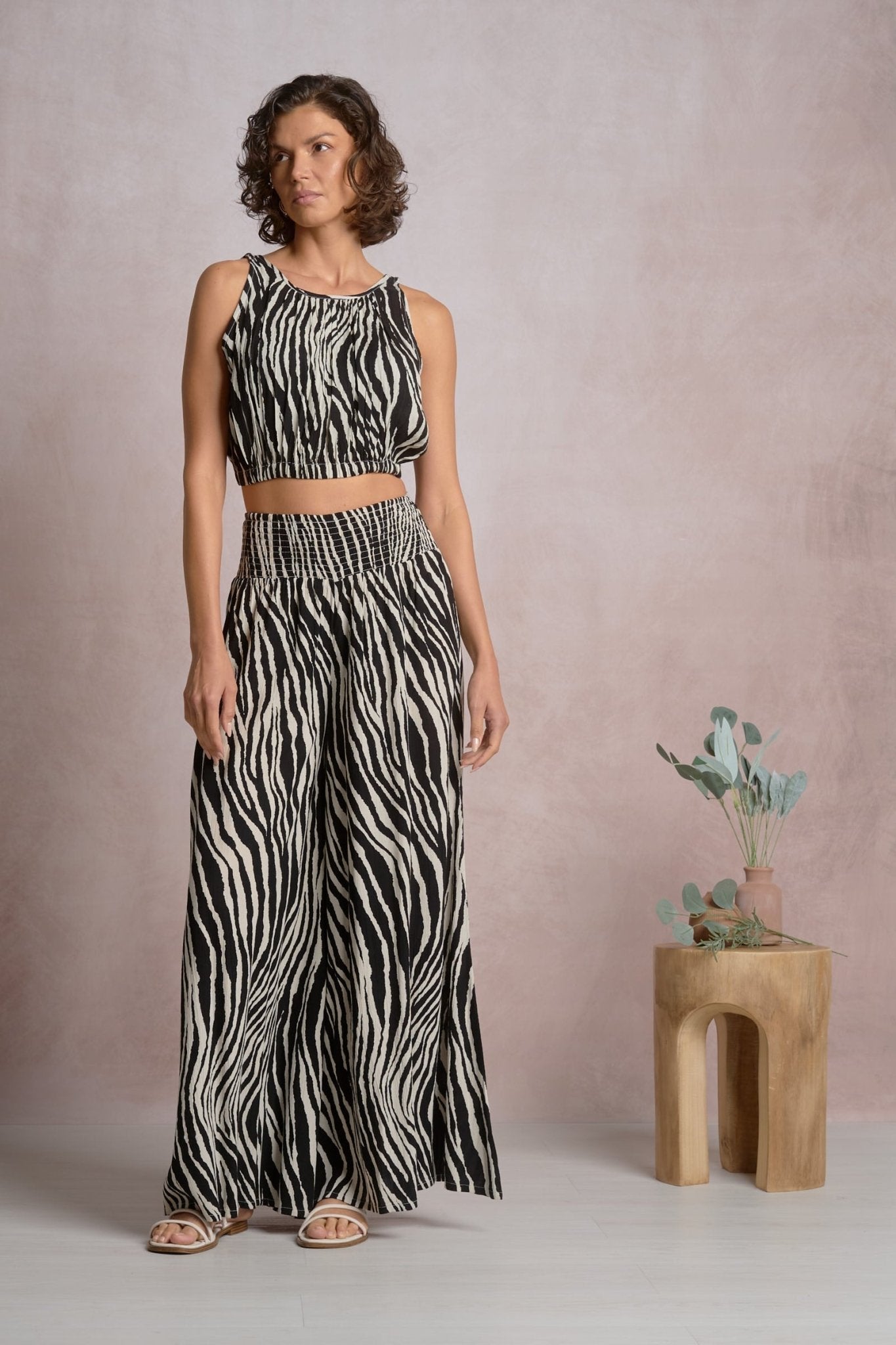 Zebra Top by Shop Elan at Shirley Shoppe