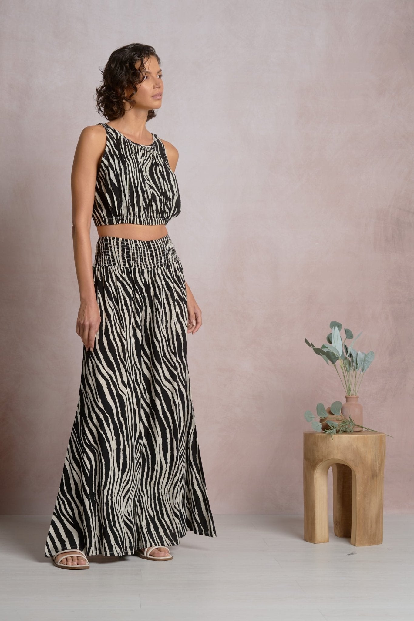Zebra Top by Shop Elan at Shirley Shoppe