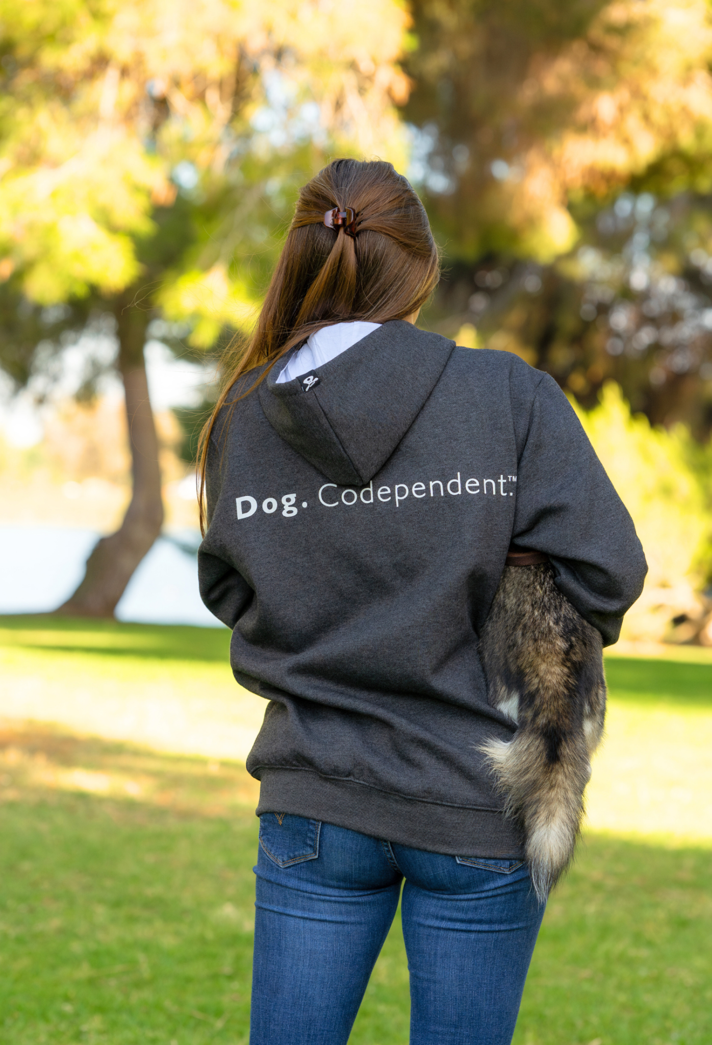 Zip Hoodie: Dog Codependent by Dog is Good at Shirley Shoppe