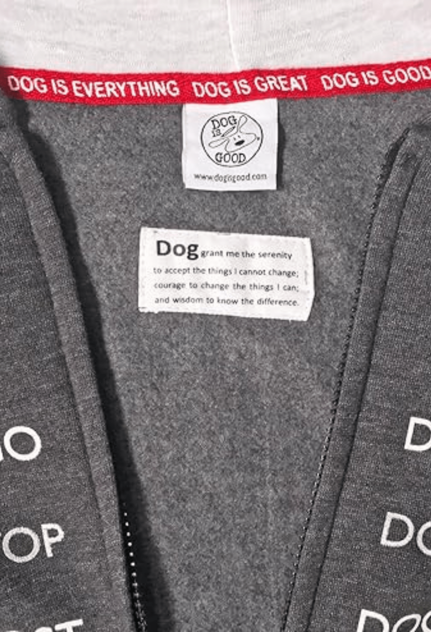Zip Hoodie: Dog Codependent by Dog is Good at Shirley Shoppe
